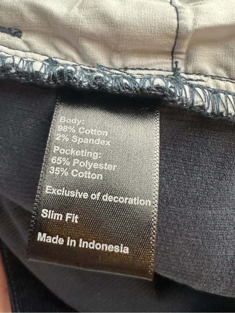 Flint and Tinder Slim Fit Corduroy Pants Size 34 x 30 Navy Blue Classic NWT